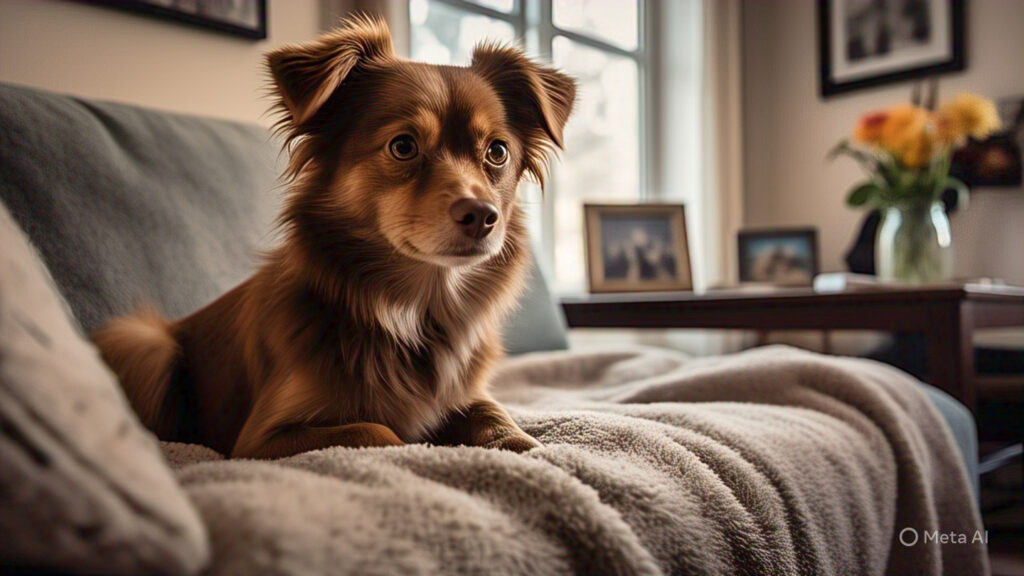 anxious dog