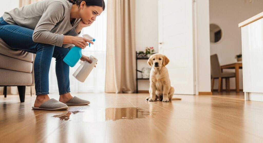puppy keeps peeing in house