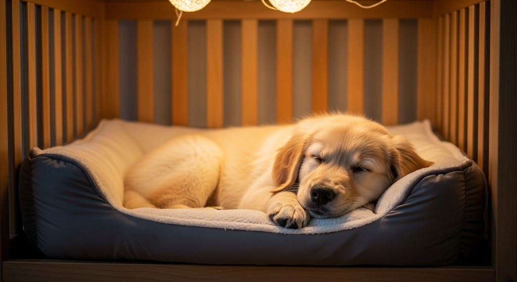 Nighttime puppy potty Training