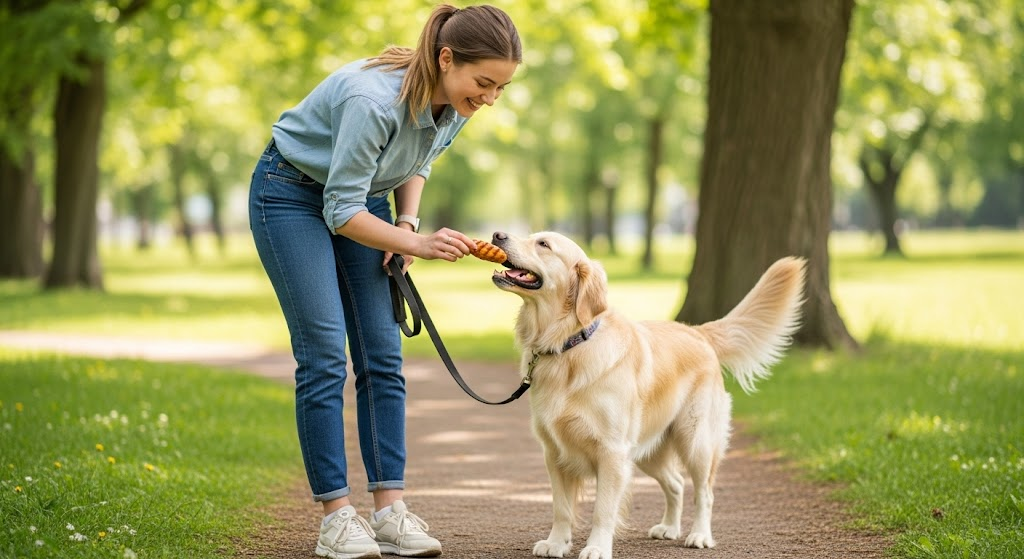 Reinforce Good Leash Behavior with Rewards