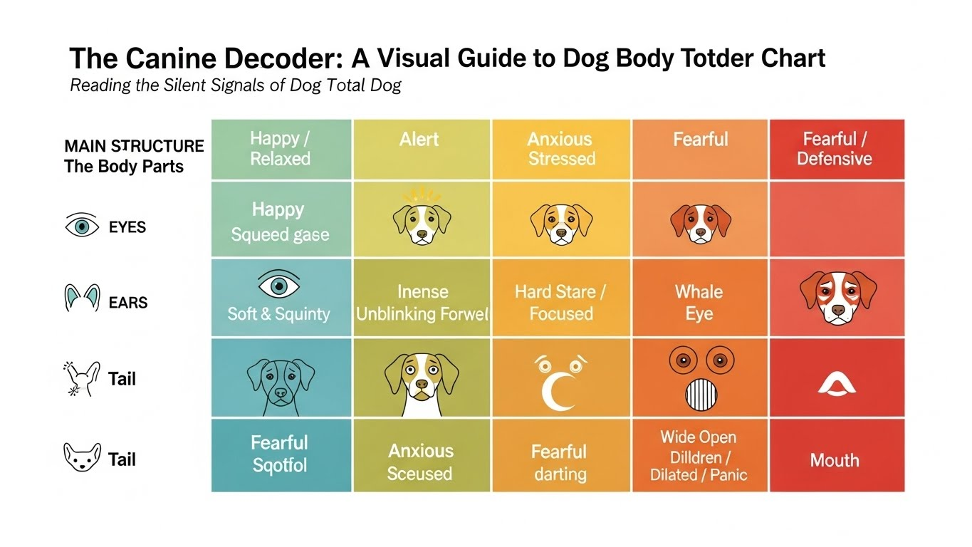Dog Body Language Chart Decode Silent Signals Dan Gentile Dog Body Language Chart Decode Silent Signals Dan Gentile