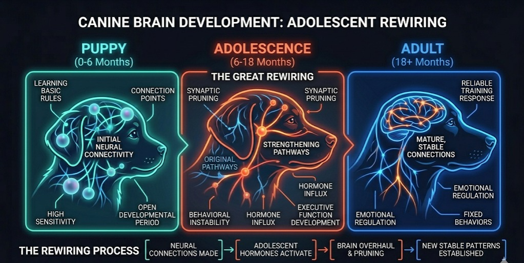 What is Adolescent Dog Behavior Regression?