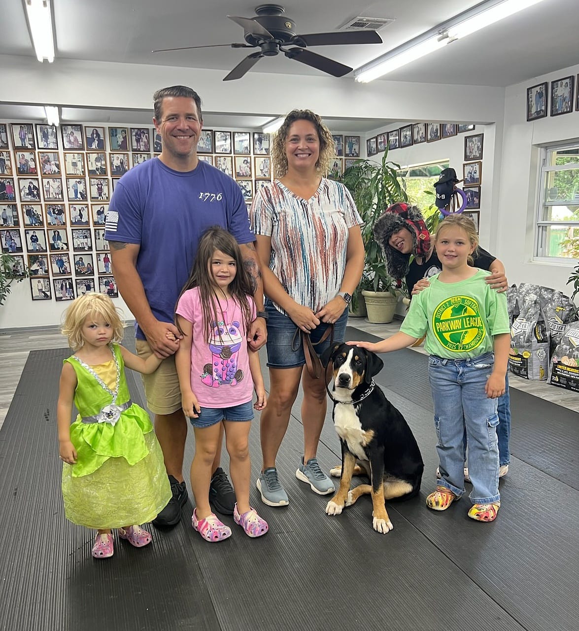 Dog training results at Dan Gentile
