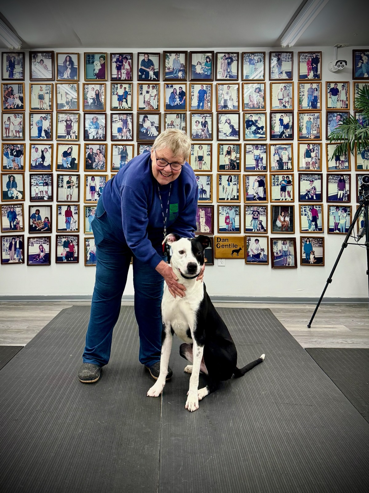 Testimonials 2 - Happy client with well-trained dog at Dan Gentile Dog Training Center