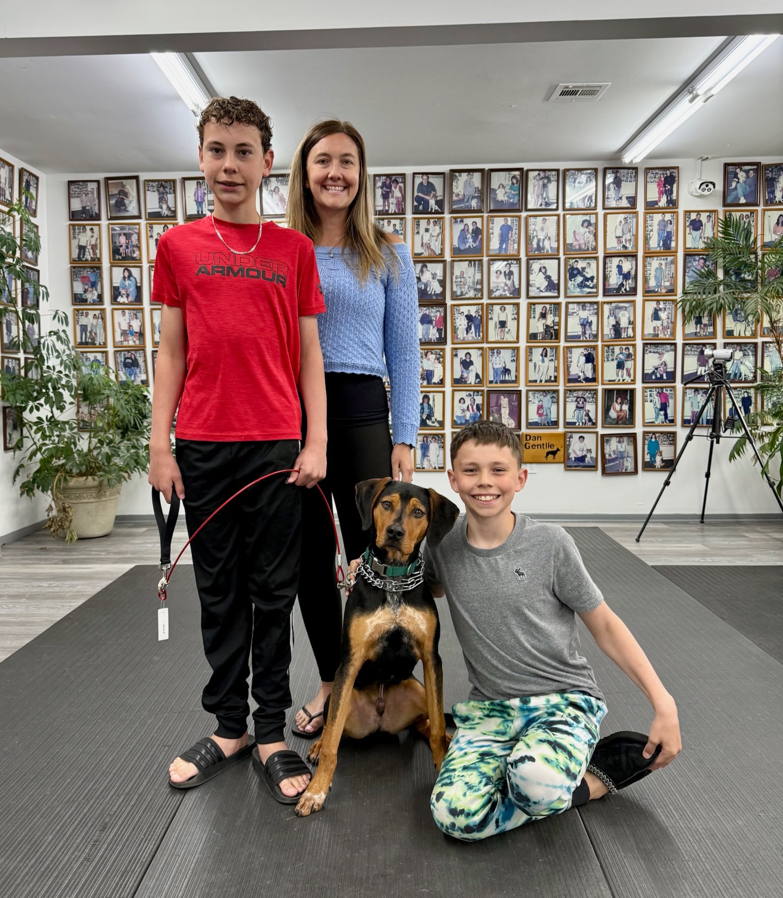 Testimonials 13 - Satisfied client with trained dog at Dan Gentile Dog Training Center