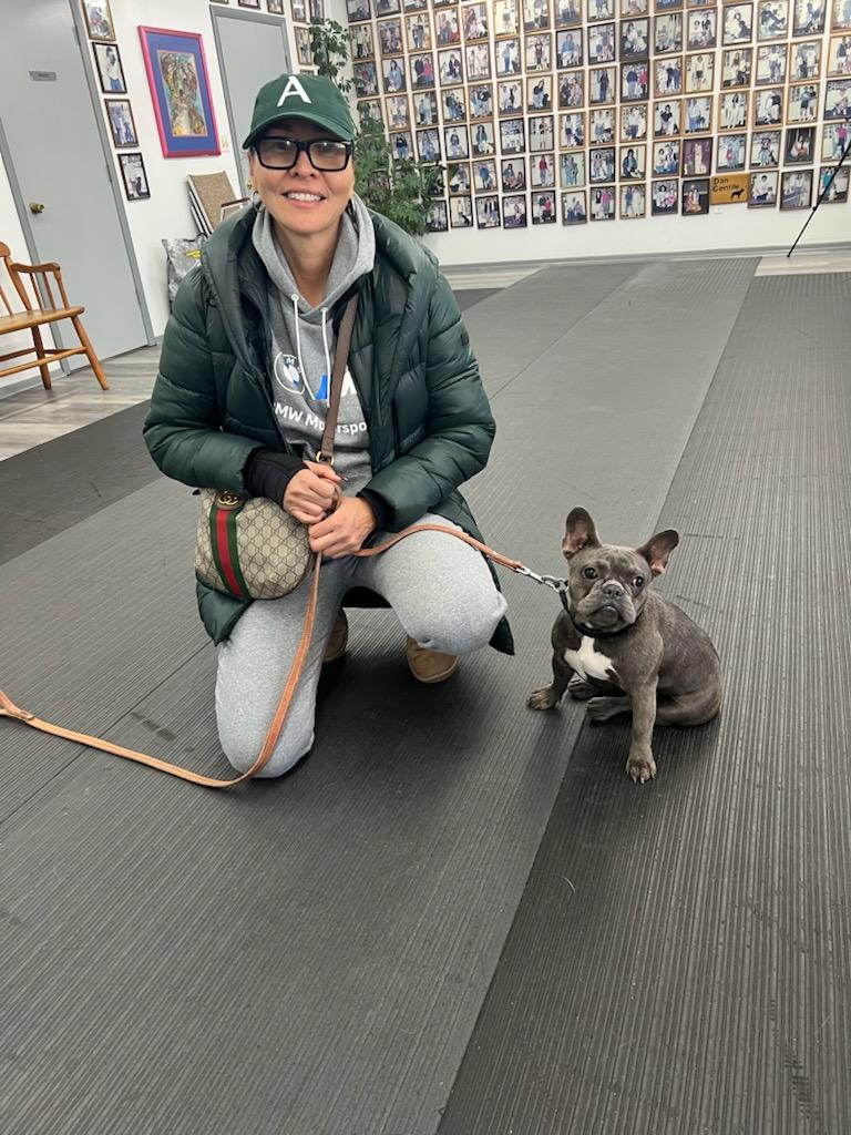 Testimonials 11 - Client and trained dog at Dan Gentile Dog Training Center in Howell NJ