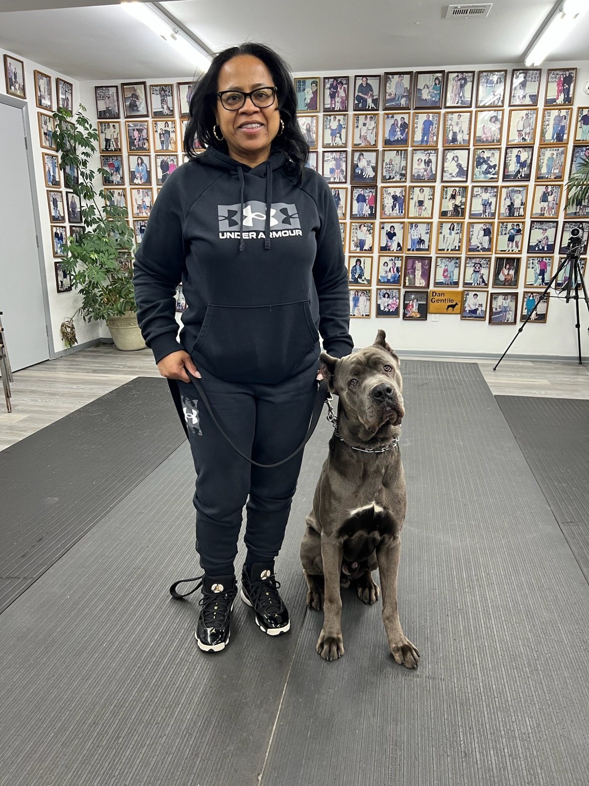Testimonials 8 - Client with well-trained dog at Dan Gentile Dog Training Center NJ