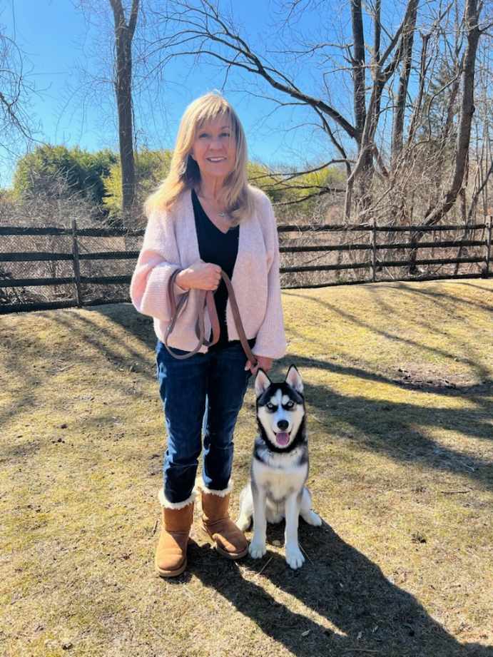 Testimonials 15 - Client with obedient dog after training program in New Jersey